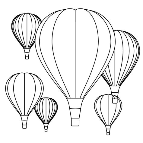 Hot Air Balloon Printable